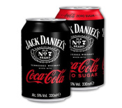 Jack Daniel´s Coca Cola 5% 330ml, různé druhy