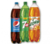 Pepsi, Mirinda, Mountain Dew, 7UP 2,25L, diverse Sorten