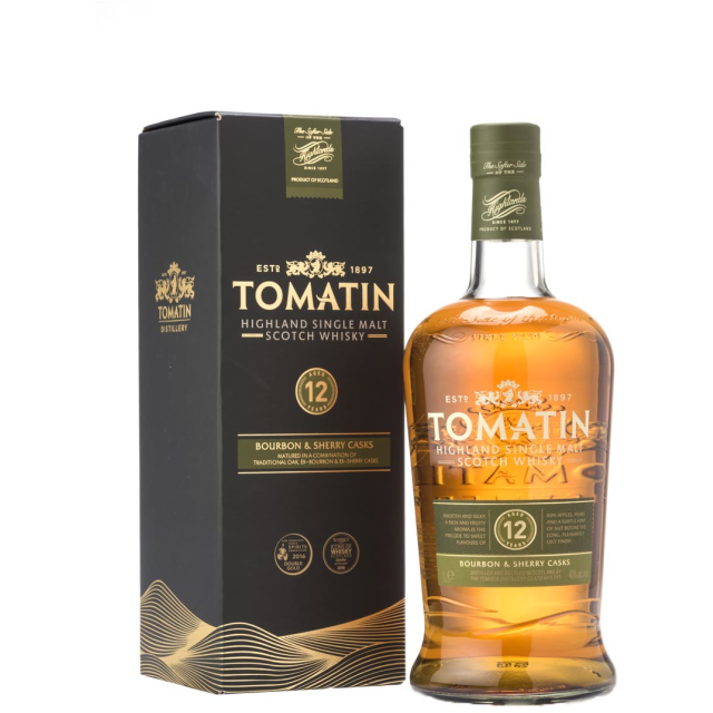 Tomatin 12YO 43% 1L