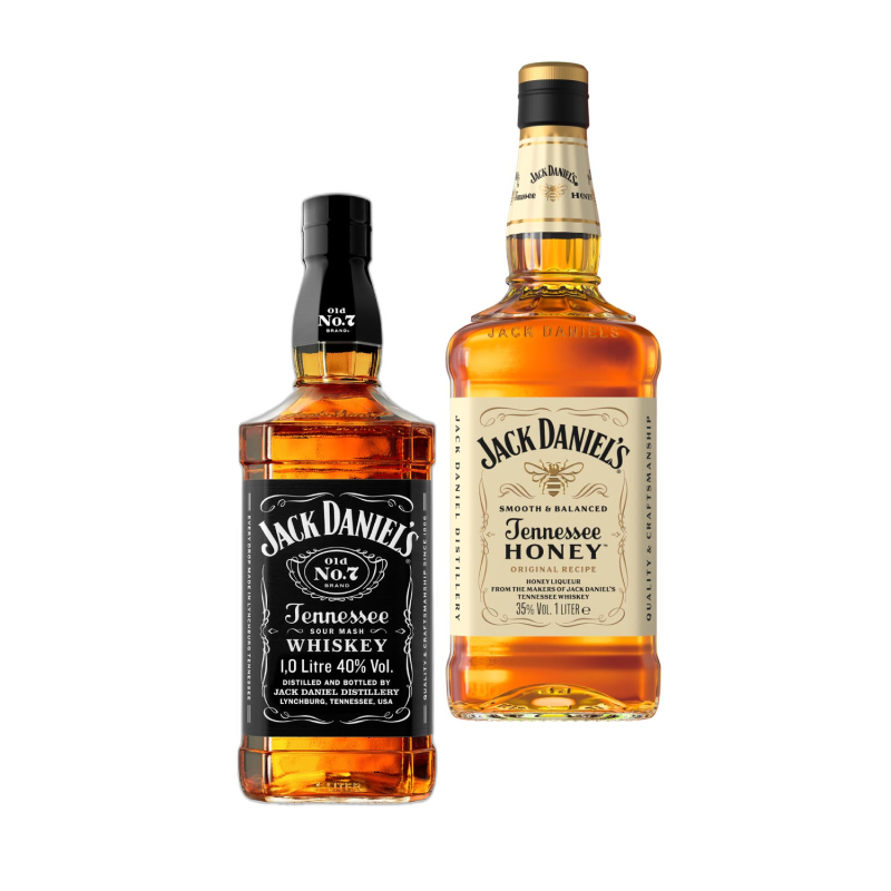 Jack Daniel's 35 - 40% 1L, diverse Sorten