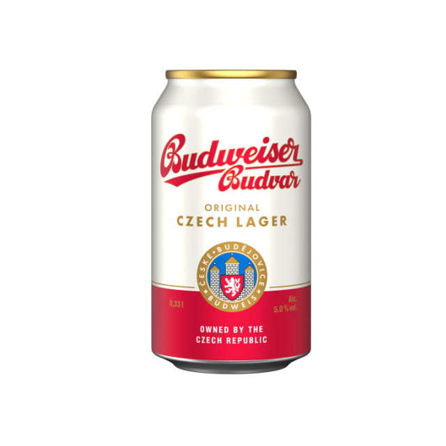 Budweiser Original světlý ležák 0,33L