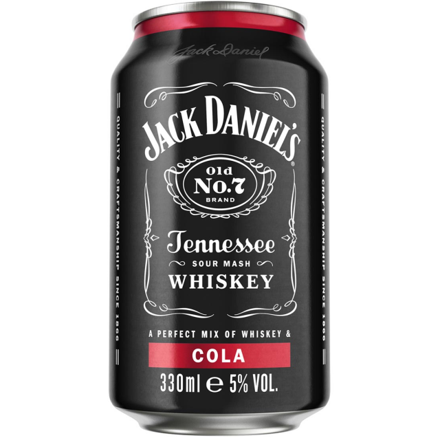 Jack Daniel's & Cola 5% 330ml