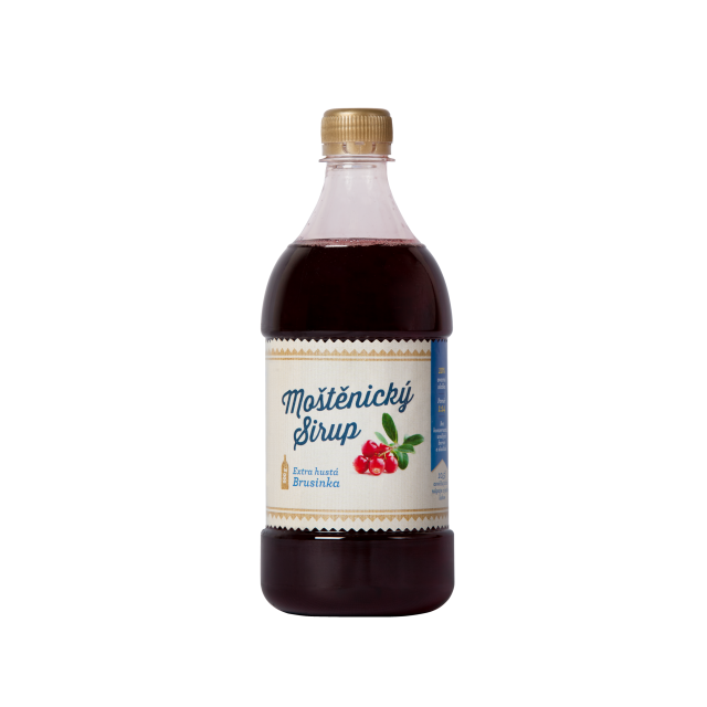 Moštěnický sirup  brusinka 0,7L