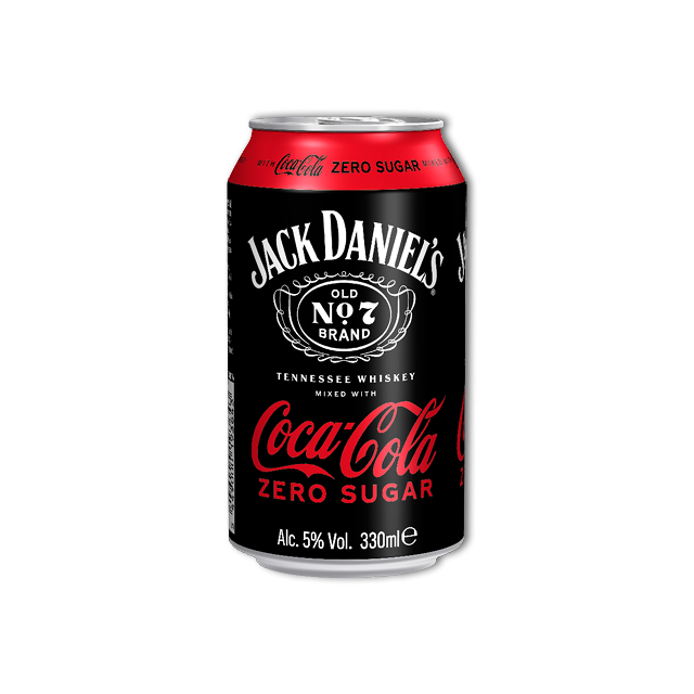 Jack Daniels & Coco Cola Zero 5% 330ml