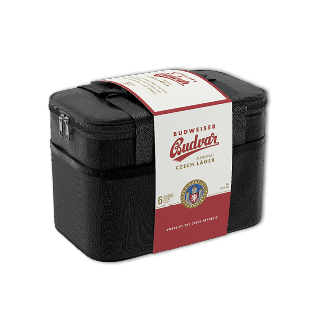 Budweiser Budvar světlý ležák 6x0,5L pl. Termobag