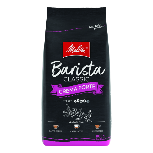 Melitta Barista Crema Forte 1000g Bohne