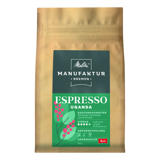 Melitta Manufaktur Espresso Uganda 500g