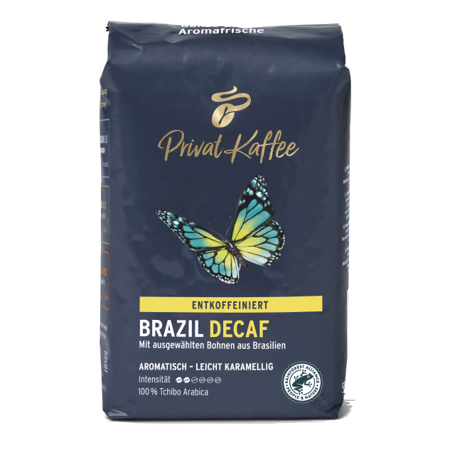 Tchibo Privat Kaffee Brazil bezkofeinová 500G