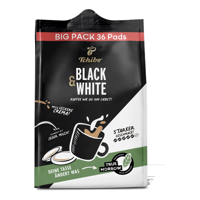 Tchibo Black And White pody 252g 36ks