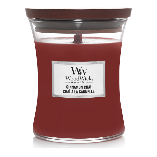 WoodWick Cinnamon Chai Vonná svíčka 275g