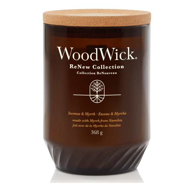 Woodwick Renew Incense&Myrrh Duftkerze 368g