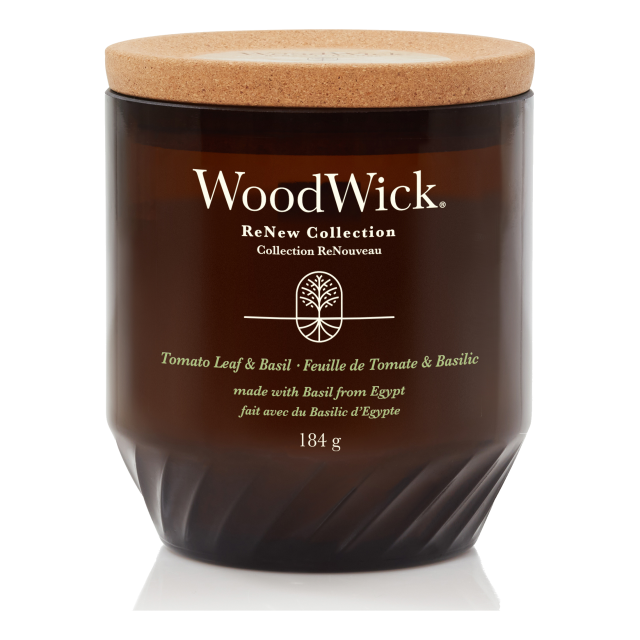 Woodwick Renew Tomato Leaf&Basil Duftkerze 184g
