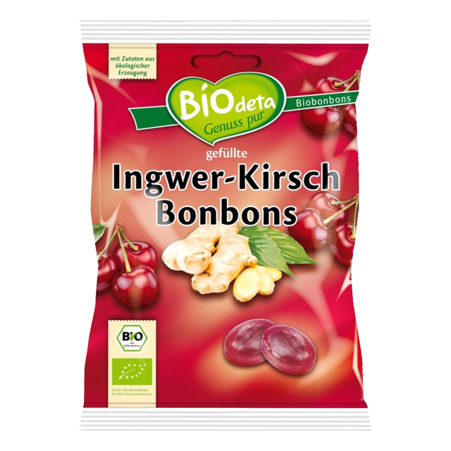 Biodeta Ingwer Kirsch 75g