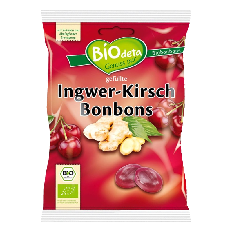 Biodeta Ingwer Kirsch 75g