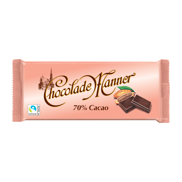 Manner Schokolade 70% 150g