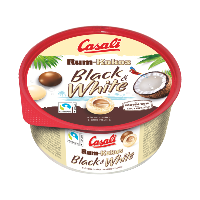 Casali Rum Kokos Black & White Box 300g