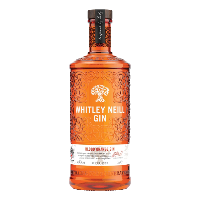 Whitley Neill Blood Orange Gin 43% 1L