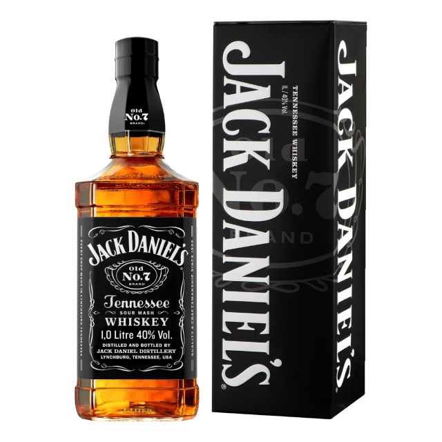 Jack Daniels Black Label 40% 1L Tin