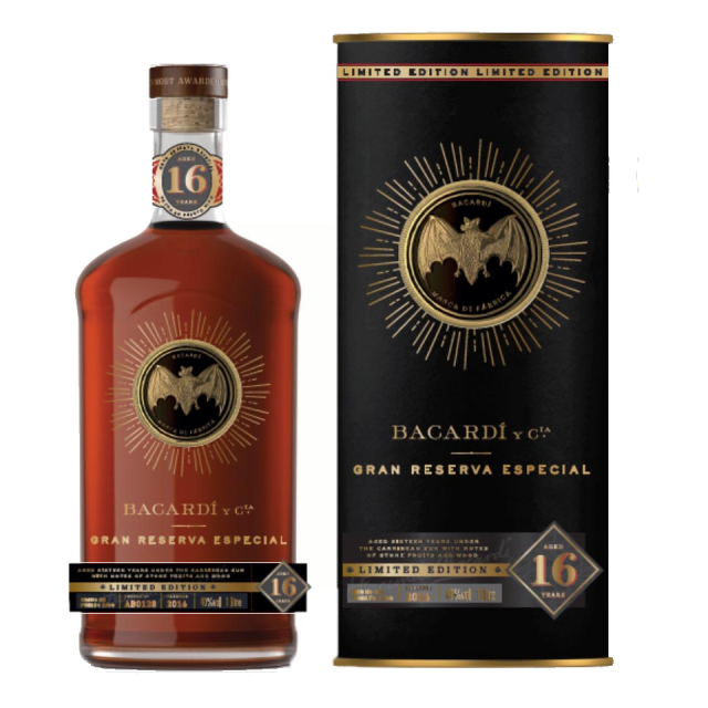 Bacardi Gran Reserva Especia 16yo 40% 1L