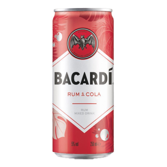 Bacardi & Cola 5% 250Ml