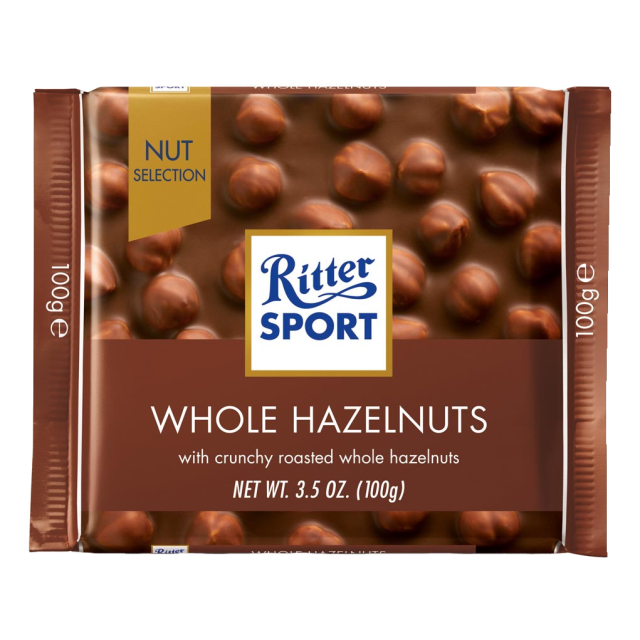 Ritter Sport Whole Hazelnuts 100g