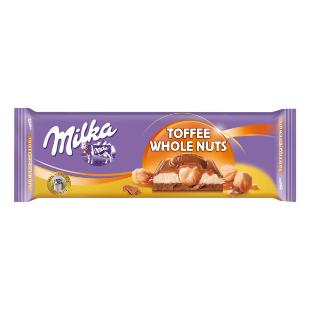 Milka Toffee Whole Nut 300g
