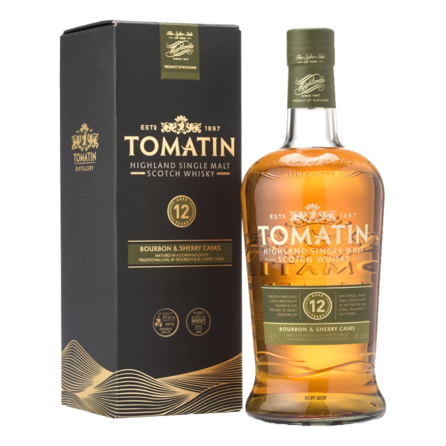 Tomatin 12YO 43% 1L