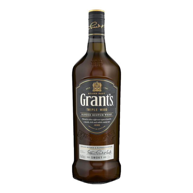 Grant'S Triple Wood Smoky 40% 1L