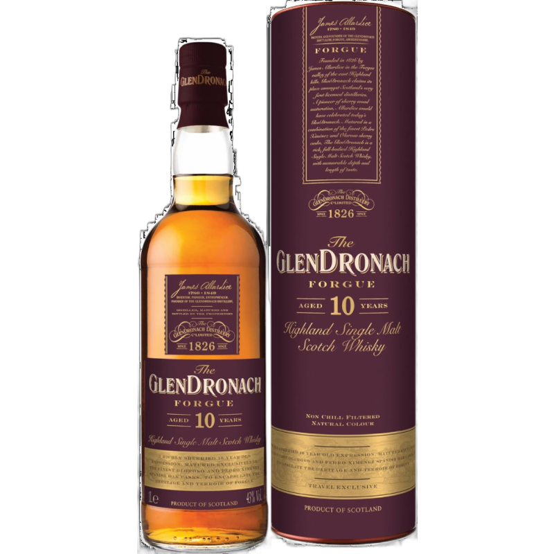 Glendronach Forgue 10YO 43% 1L