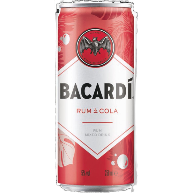 Bacardi & Cola 5% 250Ml