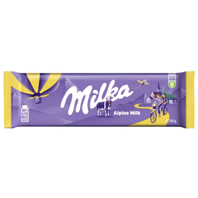 MILKA APLINE MILK 250G