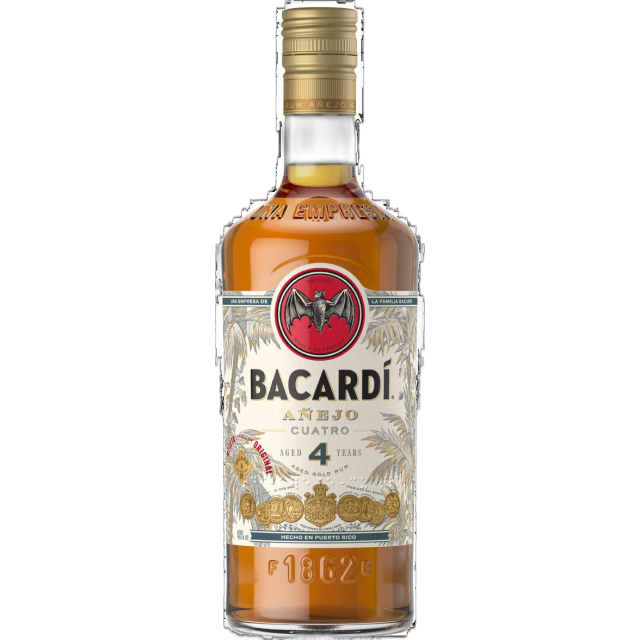 Bacardi Anejo Cuatro 40% 1L