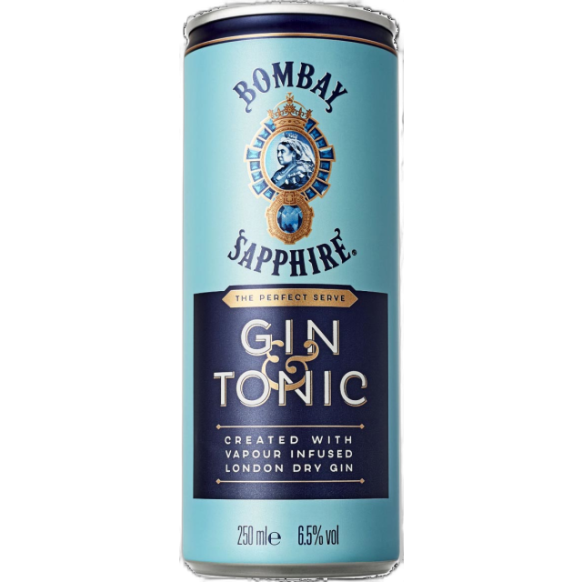 Bombay Sapphire & Tonic 6,5% 0,25L