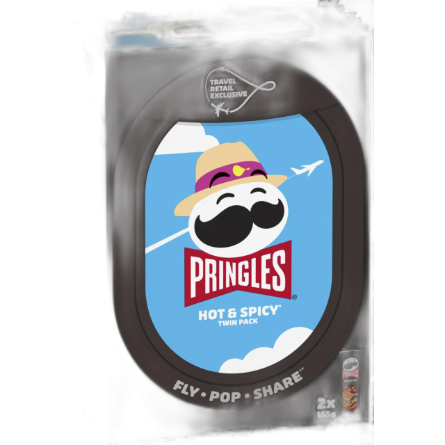 Pringles Hot Spicy Twinpack 2X165G