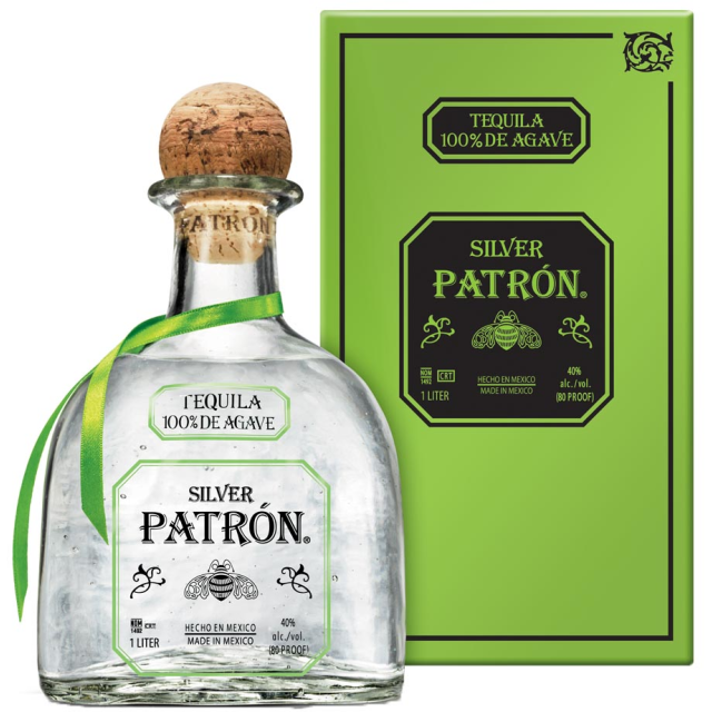 PATRON TEQU. SILVER 40% GP 1L