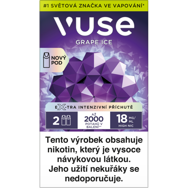 Vuse Pod grape Ice 2Pack 18mg