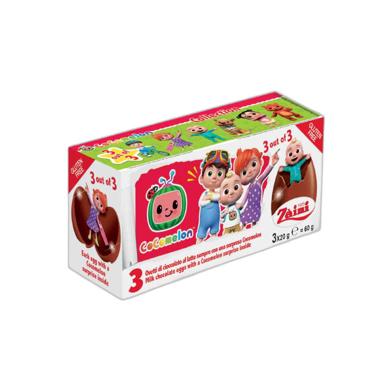 Cocomelon Supr.Egg 3Pack 60G